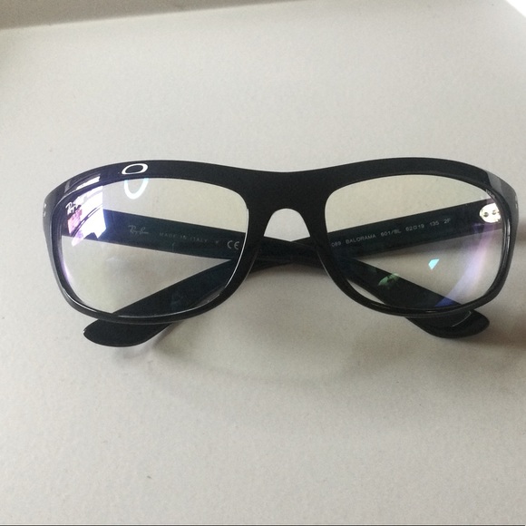 RAY-BAN BALORAMA BLUE LIGHT BLOCKING GLASSES BLACK